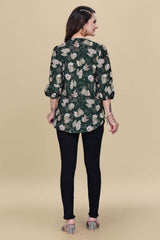 Buy green abstract tunic online for women

