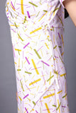 Elegant Abstract Printed Dress for Women – Machine & Hand Washable


