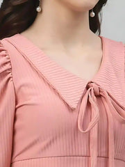 Soft & Stylish Pink Crop-Length Top – A Must-Have Wardrobe Essential
