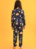 Zelzis regular fit t-shirt and pant set for girls