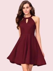 maroon-solid-fit-and-flare-polyester-sleeveless-wrap-dress