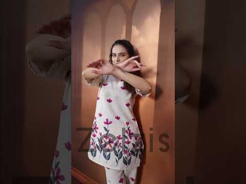 NEW Cream Pink Floral Print Co-Ord Set! Zelzis Haul: Cotton Styling Tips

